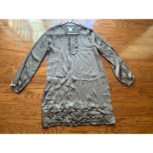 KindLikeLove Satin Brown  Short Dress Size S